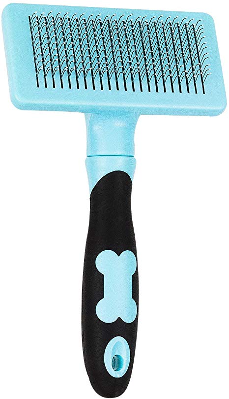 Mercy Shopping Pet Grooming Brush Self Cleaning Professional Shedding Tool Dog Cat Brush Hair Remover Sticker Pet Groomer