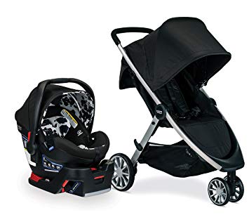 Britax B-Lively & B-Safe Ultra Travel System, Cowmooflage