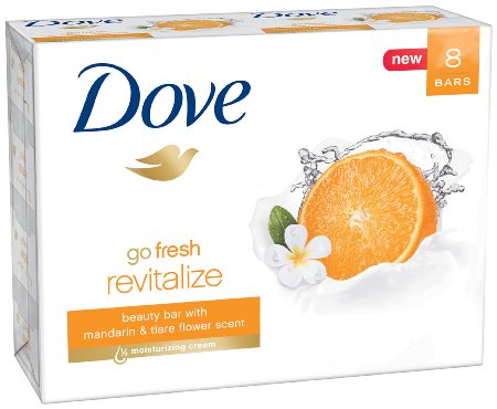 Dove go fresh Bars Revitalize 4 oz 8 Bar