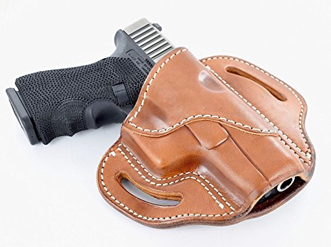 1791 Gunleather , Glock 19 Right Hand OWB G19 Leather Gun Holster for belts is available in Stealth Black, Classic Brown and Signature Brown.
