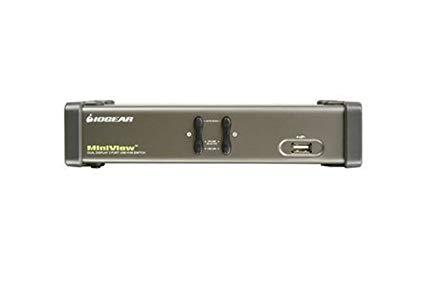IOGEAR 2-Port Dual View KVM Switch with Audio and USB Peripheral Sharing, GCS1742