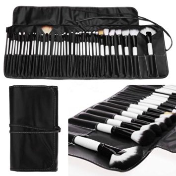 OVERMAL Professional 36PCS Soft Cosmetic Eyebrow Shadow Makeup Brush Set Kit   Pouch Bag