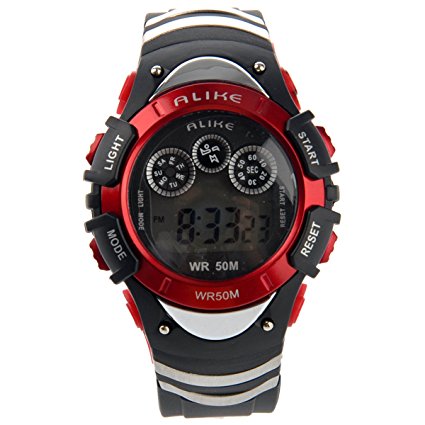 Pixnor ALIKE AK5106 50M Waterproof Sport Digital Wrist Watch