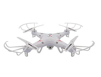 KELIWOW 2.4GHz 4CH 6-Axis Gyro RC Quadcopter Drone Explorers with Camera RTF Q7 (White)