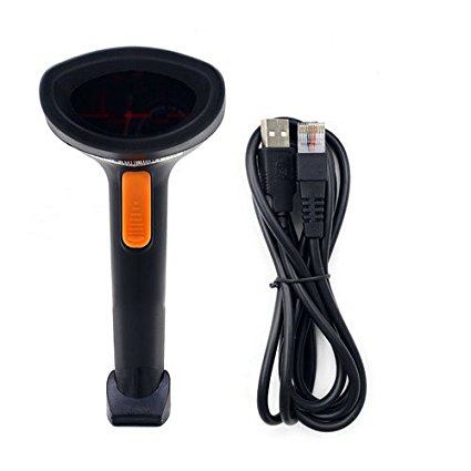 Vcall Barcode Scanner Wireless USB Automatic Laser Handheld 2.4GHz Wireless & USB 2.0 Wired Bar-code Reader