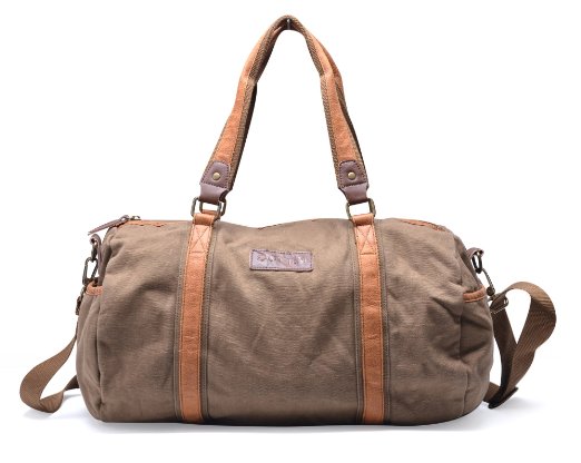 Gootium 30317 Travel Duffel Bag - Classic Canvas Weekender Gym Handbag for Men & Women