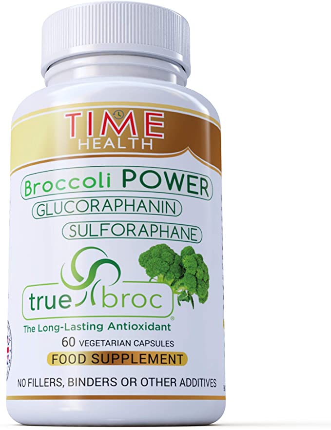 New: Glucoraphanin & Sulforaphane from Broccoli Seed & Sprout Extract - Long-Lasting Antioxidant Properties - Premium TrueBroc® Formula - 100% Vegan (60 Capsule Bottle)