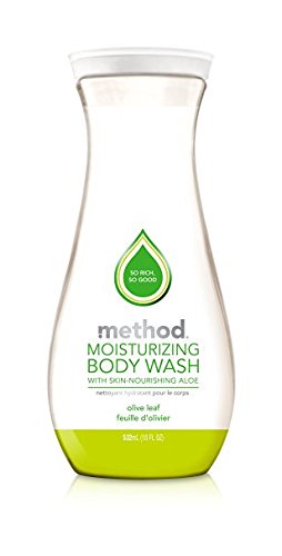 Method Naturally Derived Moisturizing Body Wash, Olive Leaf, 18 Ounce