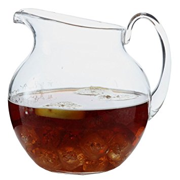 Lily’s Home Shatterproof Plastic Indoor Outdoor Pitcher Large Capacity 110 Ounce