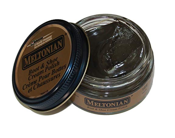 Meltonian Shoe Cream Leather Boot Polish 35 Colors 1.55 oz Jar (#169 Taupe)