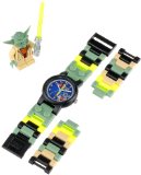 LEGO Kids 8020295 Star Wars Yoda Watch with Link Bracelet and Figurine