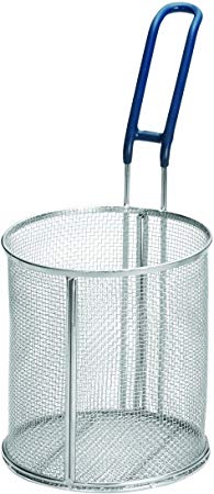 Tablecraft 986 Round Pasta Basket, 6-1/2 by 7-Inch, Stainless Steel