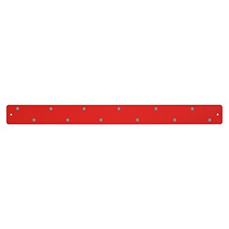 Three By Three Seattle Magnetic Strip Bulletin Board, Red