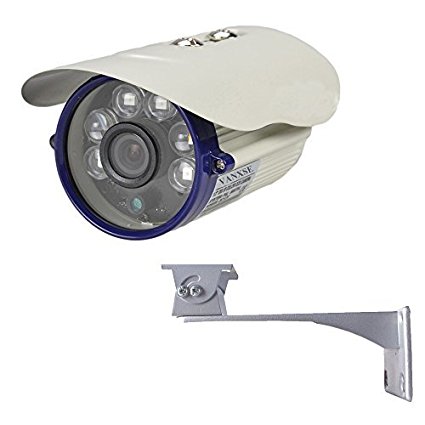 Vanxse® Cctv Security Camera 6pcs Array Leds Sony CCD Cmos Ir-cut 960h 1200tvl 3.6mm Outdoor Bullet Surveillance Cctv Camera wall mount Support Bracket