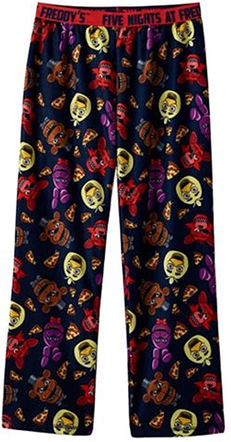 Five Nights at Freddy's Allover Print Big Boys Youth Pajama Lounge Pants