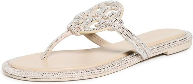 Tory Burch Women's Miller Knotted Pave Sandals