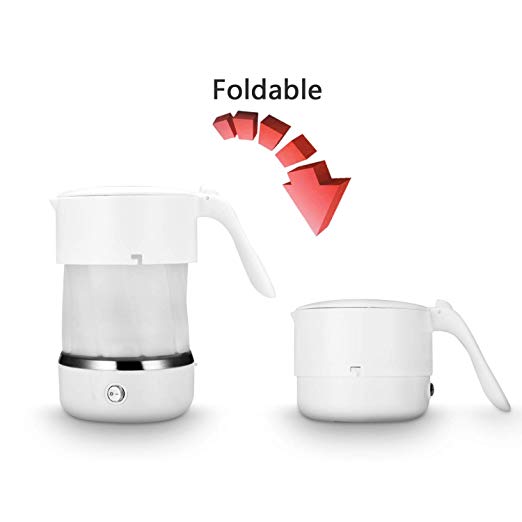 Travel Foldable Electric Kettle dry heating preservation private water kettle 500ML capacity mini, health and hygiene