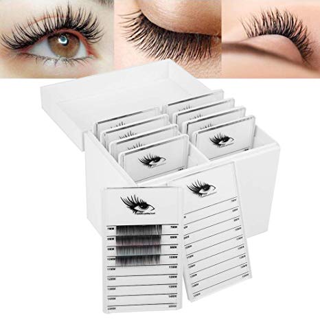 False Eyelash Storage Box,10 Layers Eye Lashes Extensions Holder Case Makeup Organizer Eyelash Extension Tool