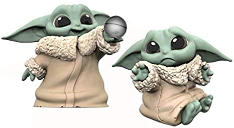 Star Wars The Bounty Collection The Child Collectible Toys 2.2-Inch The Mandalorian “Baby Yoda” Don’t Leave, Ball Toy Figure 2-Pack