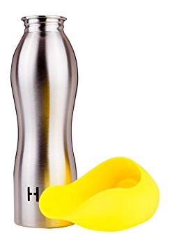 H2O4K9 Dog Water Bottle and Travel Bowl, 25-Ounce.
