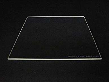 210mm x 200mm Borosilicate Glass Plate / Bed w/ Flat Polished Edge for MK2 MK3 Heated Bed 3D Printer