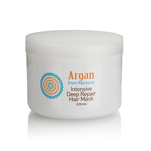 Argan Hair Mask: Intensive Deep Conditioning Repair Mask with Argan Oil from Morocco – Revitalises Dry and Damaged Hair – 225 ml