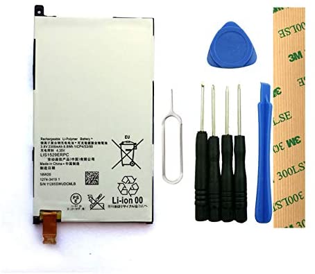 for Sony Xperia Z1 Compact D5503 / Sony Amami Z1 Mini M51w / Sony Xperia Z1 Mini D5503 Replacement Battery LIS1529ERPC Free Adhesive Tool