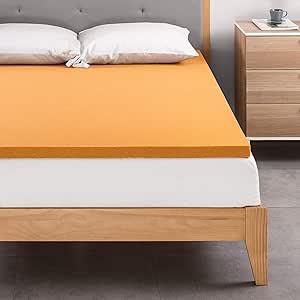 Zinus 5cm Copper Infused Memory Foam Mattress Topper, Single