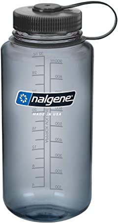 Nalgene BPA Free Tritan Wide Mouth Water Bottle, 1-Quart