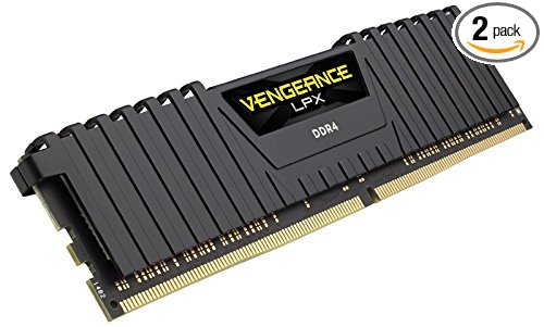 Corsair Vengeance LPX 8GB (2x4GB) DDR4 DRAM 2400MHz (PC4-19200) C14 Memory Kit - Black