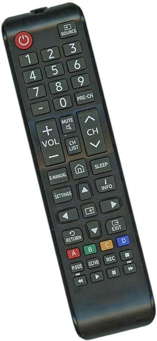 Replaced Remote Control Compatible for Samsung UN40N5200AF UN40MU6290FXZA UN49MU6290F UN55NU6900 UN55MU6290 UN58MU6100F UN65NU6950FXZA UN65NU7100AFXZA Smart 4K LED Ultra UHD HD TV