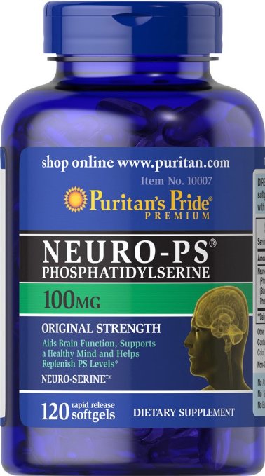 Puritan's Pride Neuro-Ps (Phosphatidylserine) 100 mg-120 Softgels