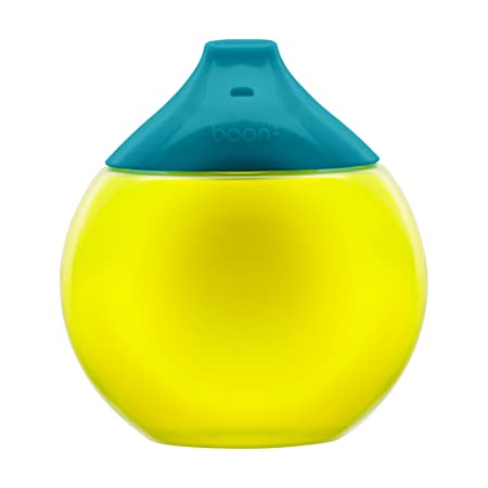 Boon Fluid Sippy Cup, Teal/Yellow, 10 Ounce