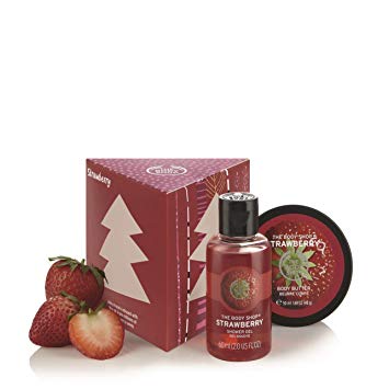 The Body Shop Strawberry Treats Cube  Gift Set