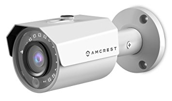 Amcrest ProHD Outdoor 4 Megapixel POE Bullet IP Security Camera - IP67 Weatherproof, 4MP (2688 TVL), IP4M-1024E (White)