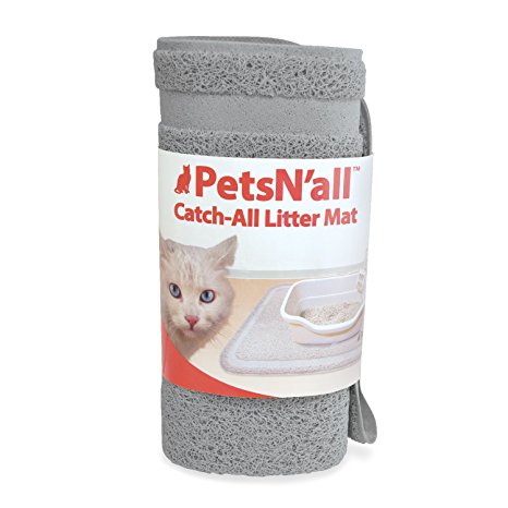 PetsN'all Catch-All Cat Litter Mat - Super Size 35 x 24 inches