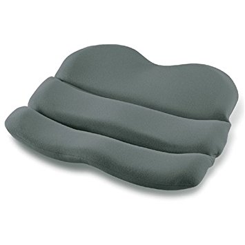 Obusforme Grey Contoured Seat Cushion Made With High-Density Foam For Superior Comfort