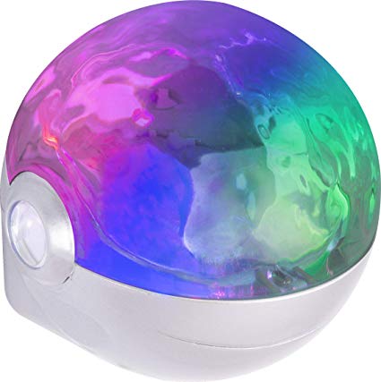 Projectables LED Night Light Projector, Plug-in, Dusk-to-Dawn Sensor, Slow-Moving Space Nebula On Floors, Walls, Ceilings, White, 12355, Multi