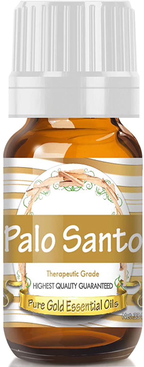 Pure Gold Palo Santo Essential Oil, 100% Natural & Undiluted, 10ml