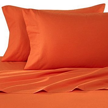 ELEGANT COMFORT ® Best, Softest, Coziest Bed Sheets Ever! Sale Today Only 1800 SERIES Brushed Luxury Wrinkle Resistant Bedding Sheets - Deep Pocket - High Quality with Soft Silky Touch All with 100% Money Back Guarantee , Queen, Elite Orange