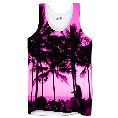 Holiday Vests for Men Beach Party Summer Clothing Tank Tops Gym Beach Wear