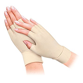 Gent House Unisex Half-Finger Anti Arthritis Health Gloves Ladies Size
