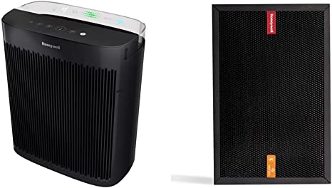 Honeywell InSight HPA5300 HEPA Air Purifier with Air Quality Indicator and Auto Mode, for Extra-Large Rooms (500sq. ft), Black & Air Purifier Pet Odor – Filter S