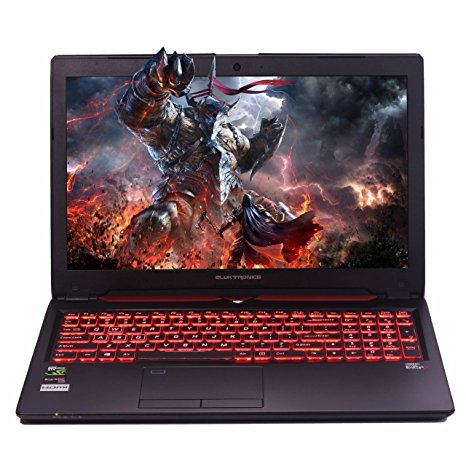 Eluktronics Pro-X P957HR Thin & Light 15.6" VR Ready Gaming Laptop - Intel i7-7700HQ Quad Core Win 10 Home 8GB GDDR5 NVIDIA GeForce GTX 1070 MAX-Q Full HD IPS 128GB PCIe NVMe SSD   1TB HDD & 8GB RAM