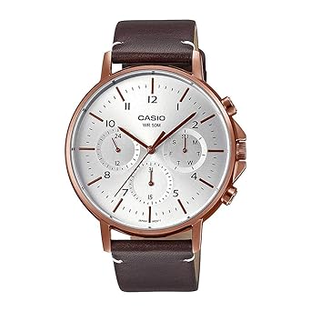 Casio Enticer Analog Rose Gold Dial Men MTP-E321RL-5AVDF ( A1850 )