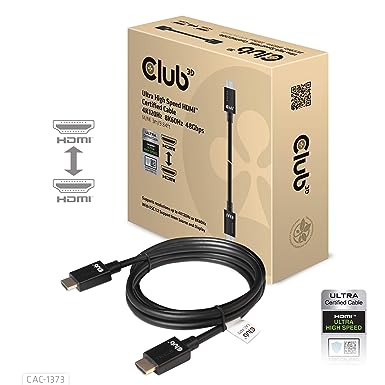 Club 3D Ultra High Speed HDMI-Kabel 10K120Hz 48Gbit/s - 3m