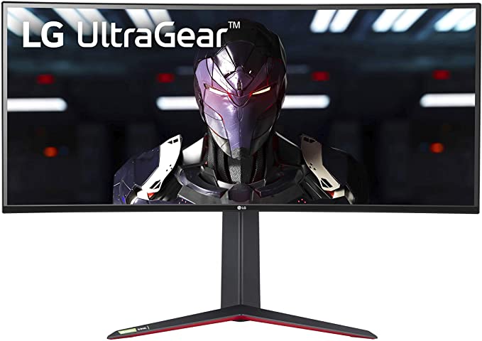 LG 34N850-B 34 Inch 21: 9 Ultragear Curved QHD (3440 x 1440) 1ms Nano IPS Gaming Monitor with 144Hz and G-SYNC Compatibility - Black (34GN850-B)