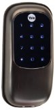 Yale Security YRD240-ZW-0BP Real Living Electronic Keyless Touch Screen Deadbolt Fully Motorized with Z-Wave Technology Oil-Rubbed Bronze