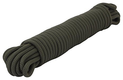 ROTHCO UTILITY ROPE 3/8'' 100 FT / OLIVE DRAB