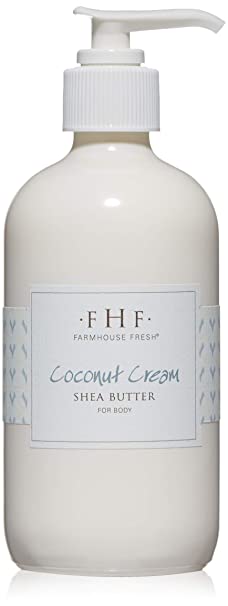 FarmHouse Fresh Coconut Cream Shea Butter for Body, Coconut Cream, 8 Fl Oz
